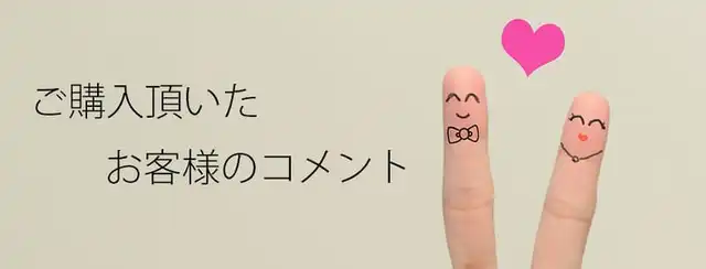 ご購入頂いたお客様のコメント